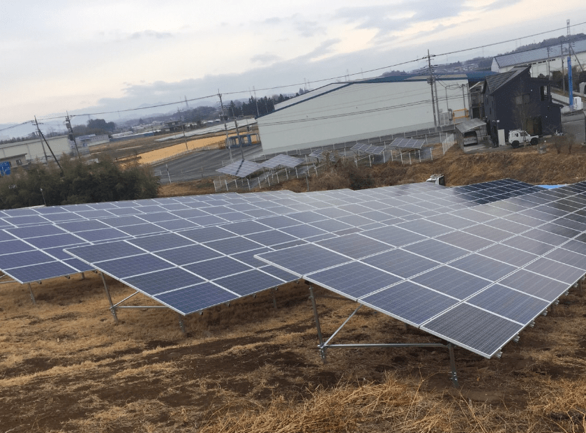 野立て傾斜地用架台